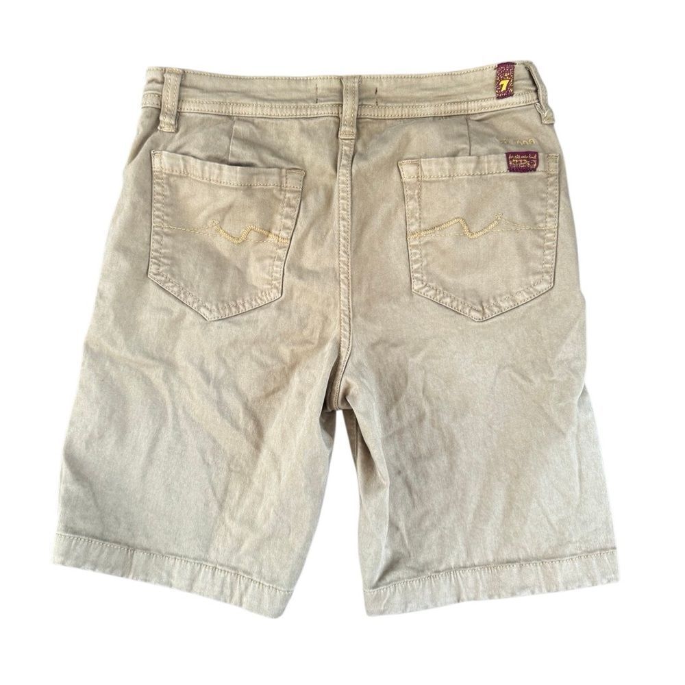7ForAllMankind Boys' Khaki Chino Shorts Size 10